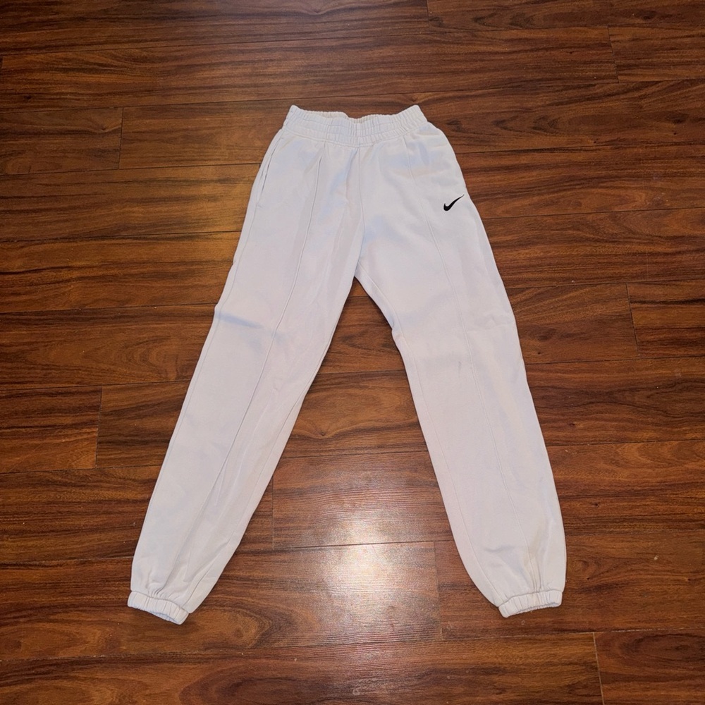 Nike White Sweatpants Cozy Joggers